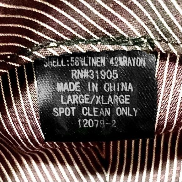 Dorfman Milano Linen Golf Cap - Picture 5 of 6